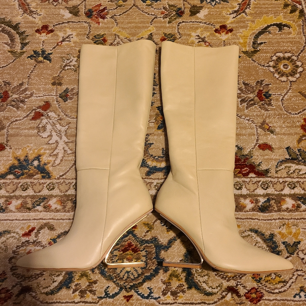 Cult Gaia Bianca High Heel Knee Boots - Picture 7 of 12